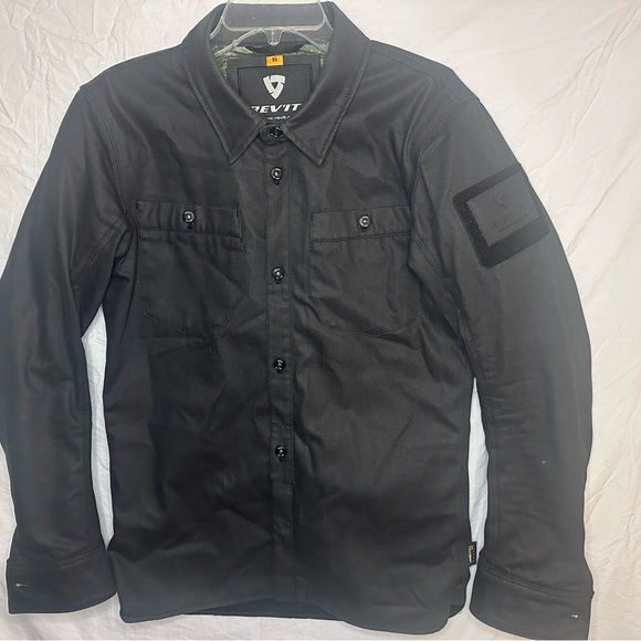 Revit Other - REV’IT! Worker Armored Motorcycle Overshirt, Small, CE Armor, Black